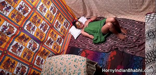  Indian Aunty Horny For Her Nephew Showing Pussy To Get Fucked